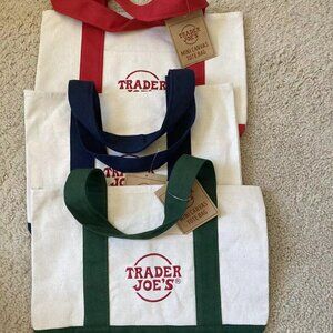 Three Trader Joe's Mini Tote  NWT